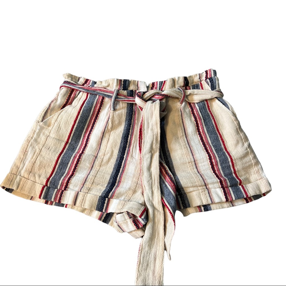 Altar’d State Striped Cotton Shorts size Medium